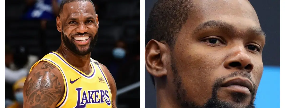 Locura en la NBA de Durant e Irving que atrae a LeBron, aliados de oro
