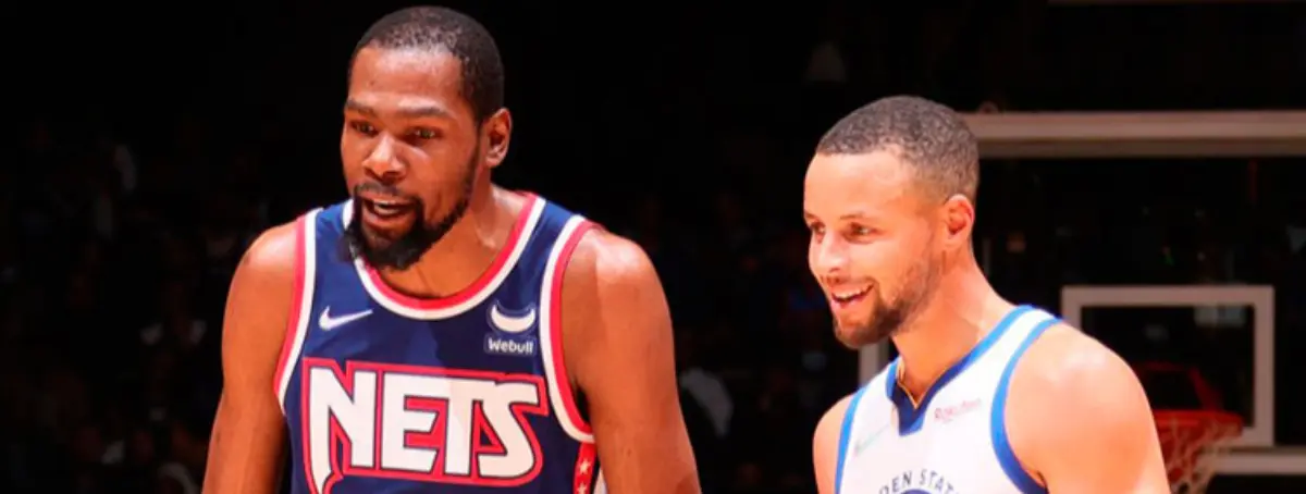 Mismo rumbo para Durant e Irving: fuera de Nets y Curry lo sufrirá