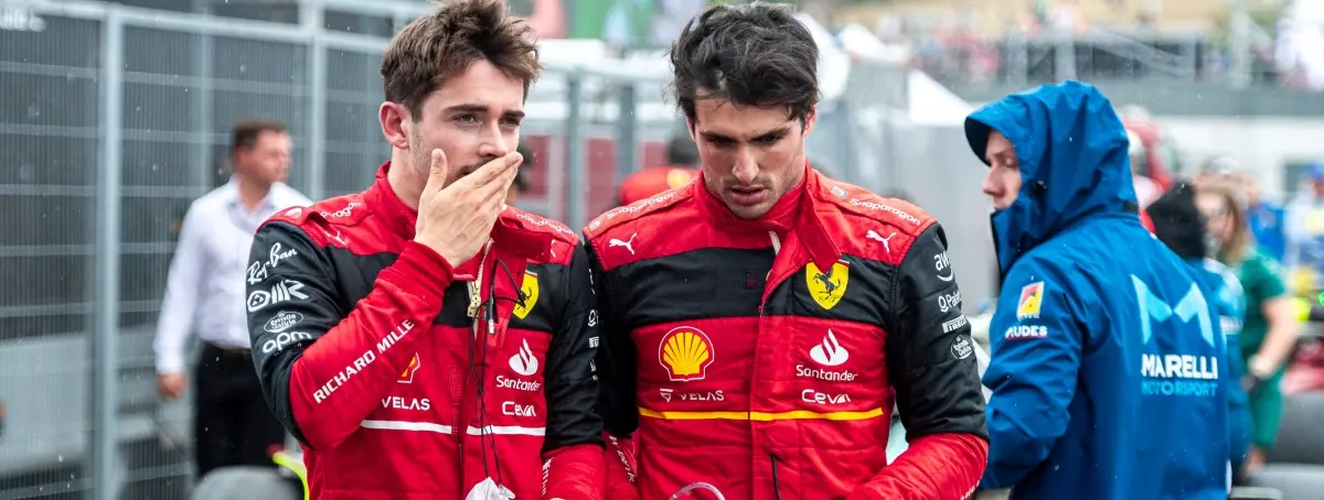 A la luz los problemas de Ferrari: Sainz y Leclerc víctimas de todo