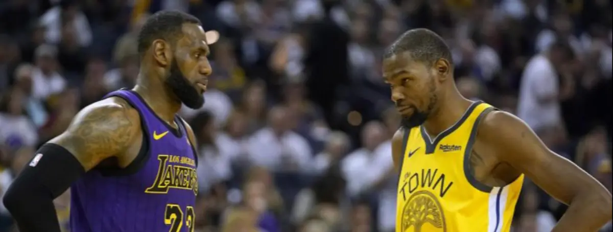 Durant y LeBron James, guerra abierta: quieren el bombazo NBA del año