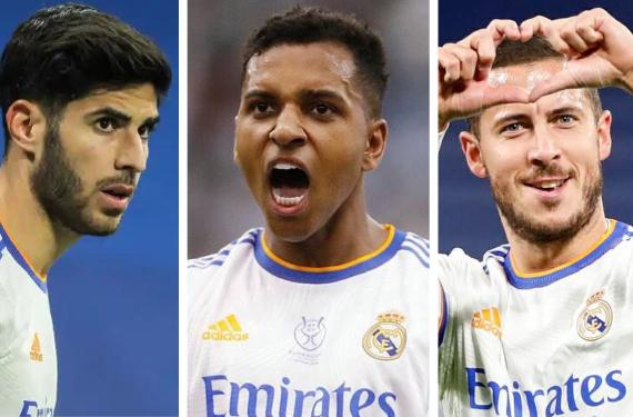 Revés tremendo de Rodrygo: está fuera, Asensio y Hazard cogen el mando