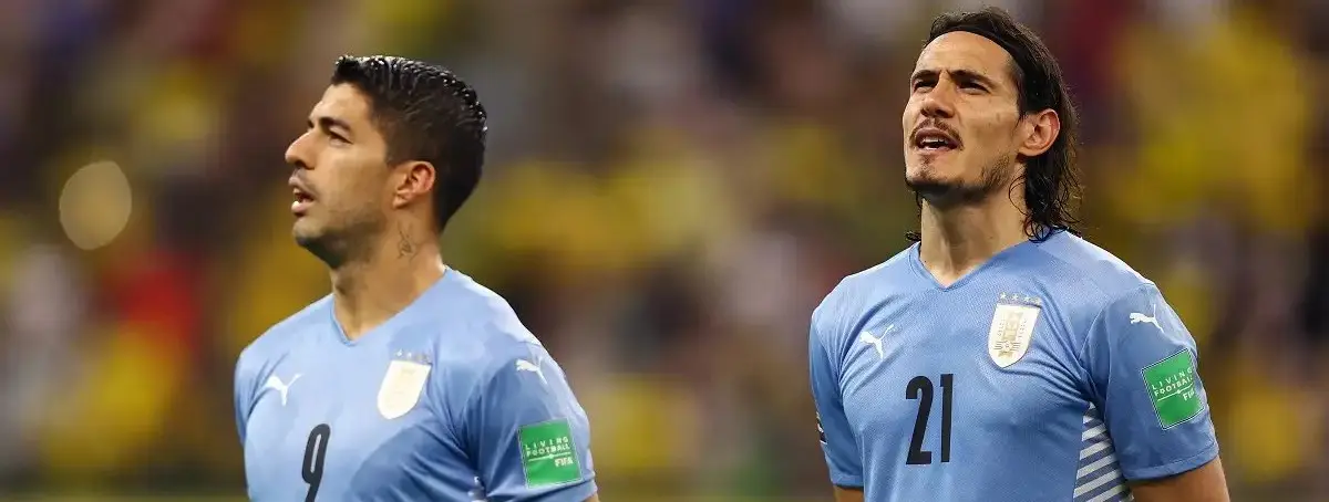 Luis Suárez y Cavani en vilo por el plantón del cerrojo de Uruguay