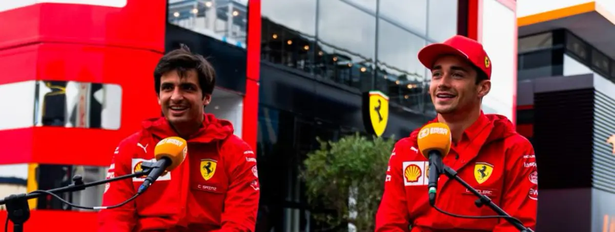 Jaleo en Ferrari: Schumacher está olvidado y Leclerc y Sainz sonríen
