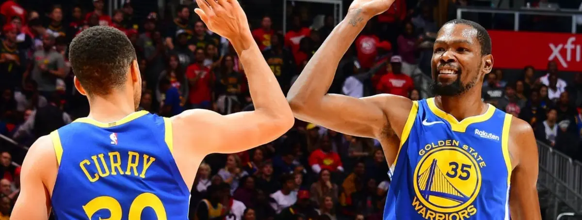 Curry lo confiesa: más cerca que nunca de Durant, lo quiere junto a él