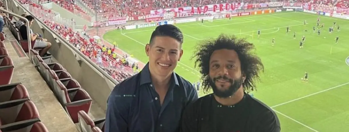 James Rodríguez se va con Marcelo y en enero, el descarte de Ancelotti