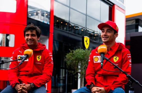 Jaleo en Ferrari: Schumacher está olvidado y Leclerc y Sainz sonríen