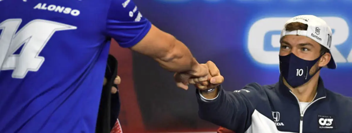 Giro de 180º: Gasly cae y el sustituto de Alonso, a punto de conocerse