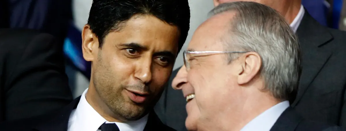 Reacción inédita de Florentino y Al-Khelaïfi a la cláusula de Haaland