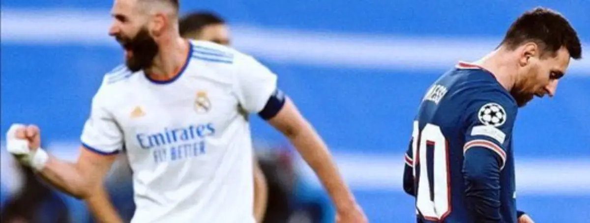 Benzema profana el Oro de Messi y Ronaldo: afrenta del Madrid al Barça