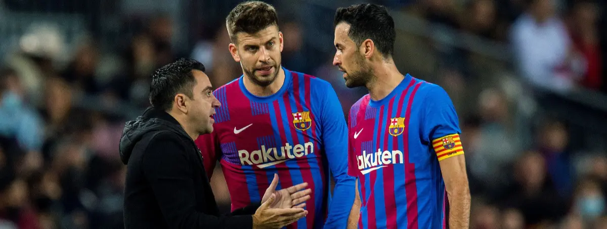 Revés para Xavi: Piqué y Busquets destapan las vergüenzas de su Barça