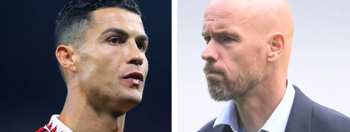 Durísimo choque entre CR7 y Ten Hag: en enero, gratis y hay sorpresa