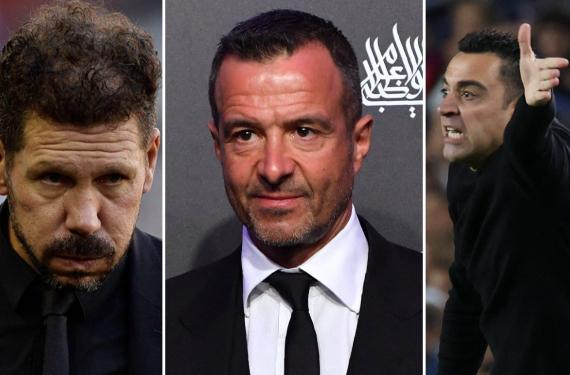 Simeone y Xavi imploran a Jorge Mendes: 3 cracks si hay catástrofe