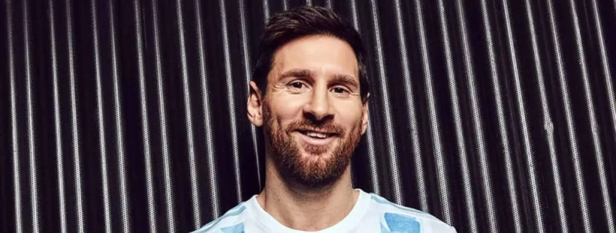 Leo Messi eufórico con el refuerzo de Argentina para ganar el Mundial
