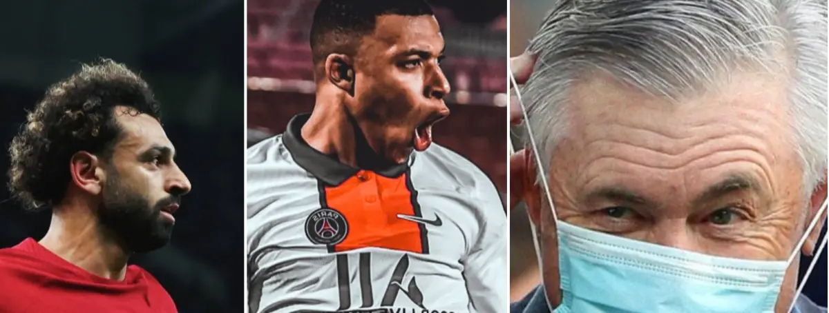 Mbappé y Salah, tortazo inesperado para Ancelotti: frenazo Champions