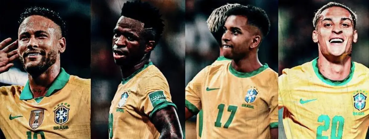 Neymar y Vinicius, los primeros en pegársela: Brasil tiene un problema