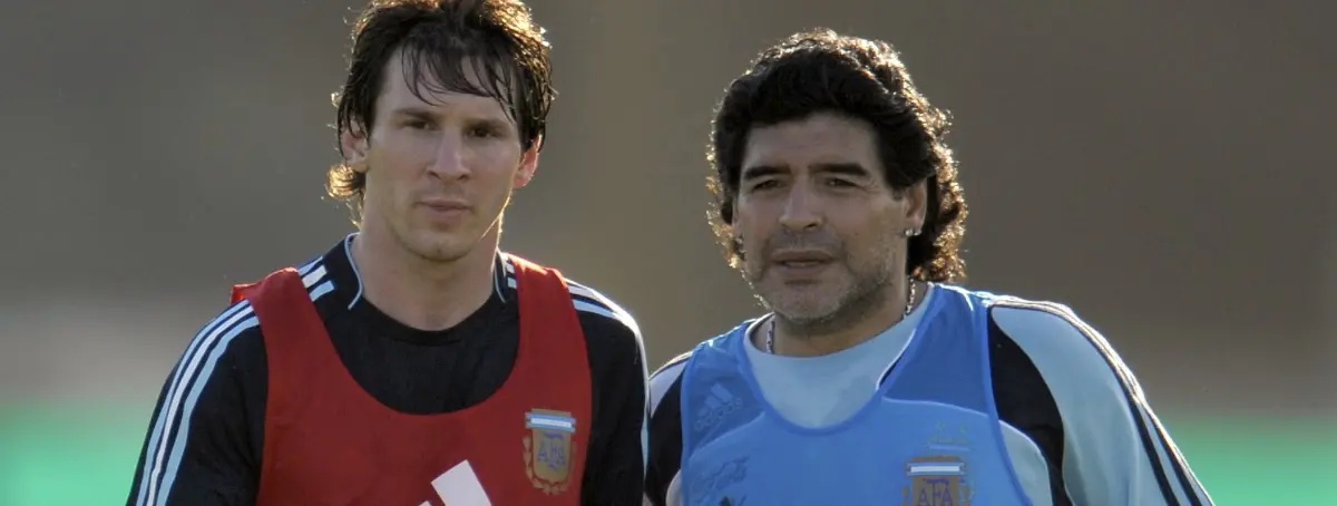 Argentina pide a Messi el oro: Maradona mira, Arabia Saudí se lo sirve