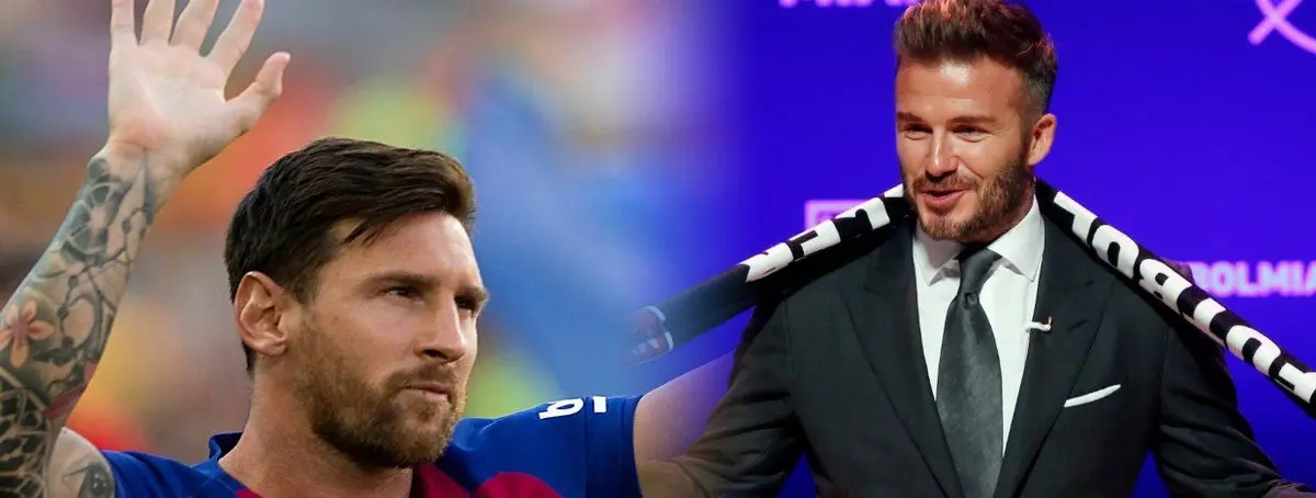 Arabia provoca a Messi: Beckham y Luis Suárez se la lían a Al-Khelaïfi