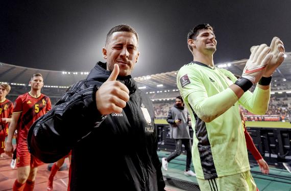 Hazard se lo confiesa a Courtois: Bin Salmán y Florentino lo saben