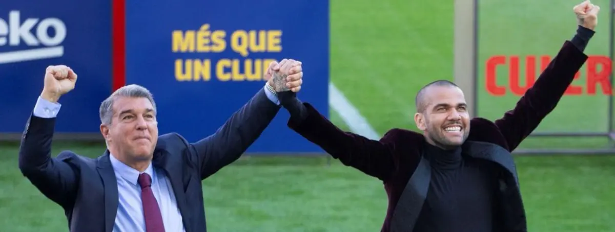 Laporta quiere un Dani Alves 100% fiable: 4 nombres y 2 fichajes 23/24