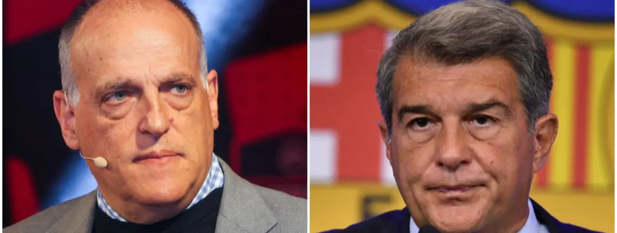 Tebas impugna un fichaje top del Barça en enero: Laporta, resignado