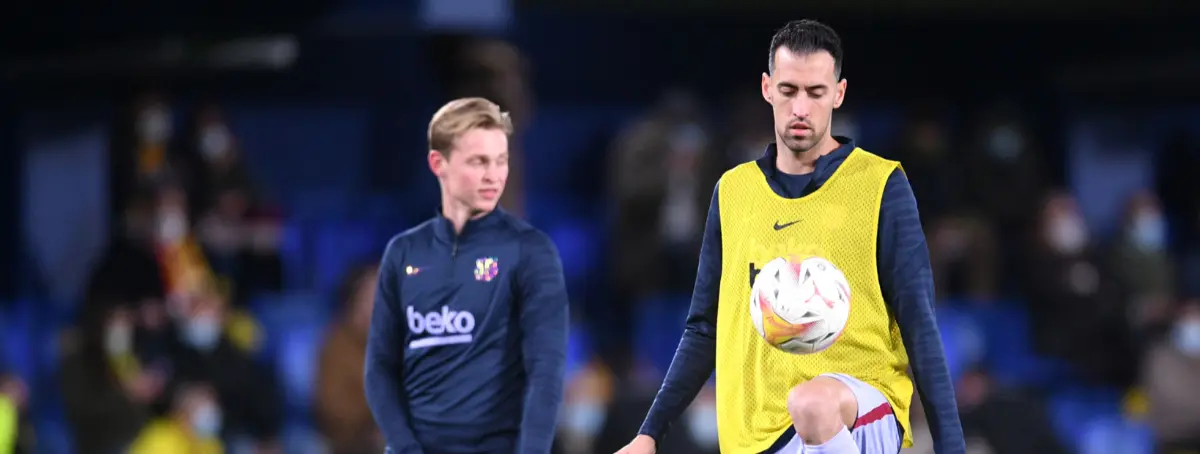 Bajón en 'can Barça' con Busquets: De Jong alucina con el giro de Xavi
