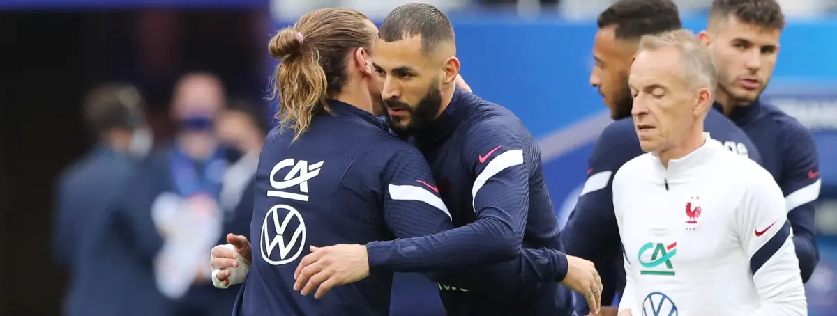 Mbappé lo sufrió: Griezmann y Benzema, cuentas pendientes en el derbi