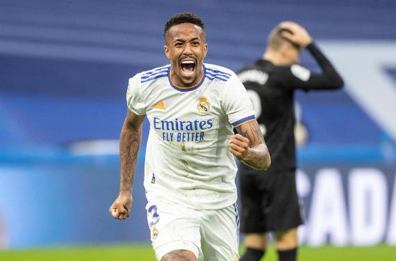 El Real Madrid duda con Militão y Ancelotti elige su mejor sustituto