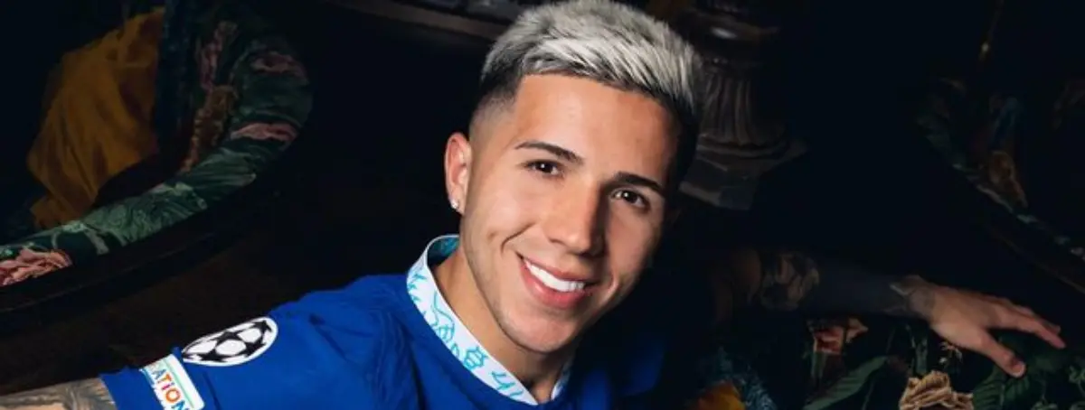 Enzo Fernández se une a Mbappé, Neymar, Dembélé y 7 más en un once de ensueño