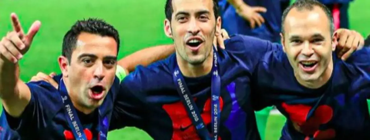 Otro campeón del mundo con Xavi e Iniesta en la agenda de CR7 además de Busquets