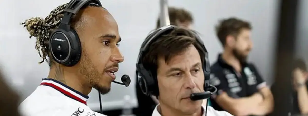 Lewis Hamilton gira 180º su futuro en la F1 y sorprende a Mercedes y Toto Wolff: no lo esperaban