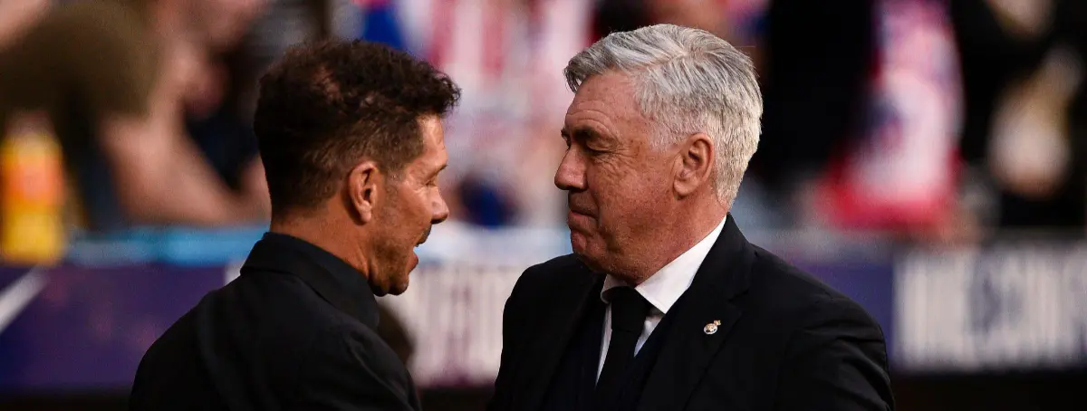 El peor Simeone, a tumbar a Carletto en un derbi que dictará sentencia para Real Madrid o Atleti