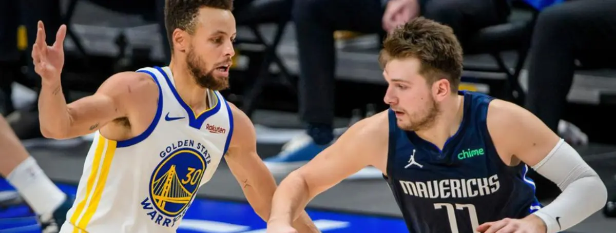 Luka Doncic y Stephen Curry no entienden nada y culpan a Irving y Klay Thompson: hay grietas