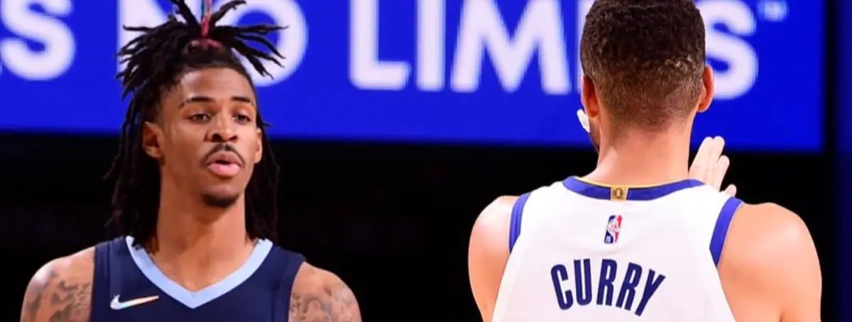 Esperpento de los Warriors que ni Curry y Ja Morant evitan: Doncic sonríe y Durant lo cambia todo