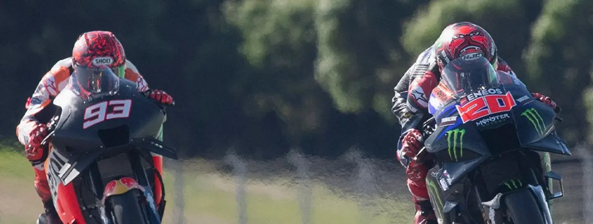Quartararo y Márquez se hartan y disparan con dureza a Portugal pero Bagnaia no se fía del detalle