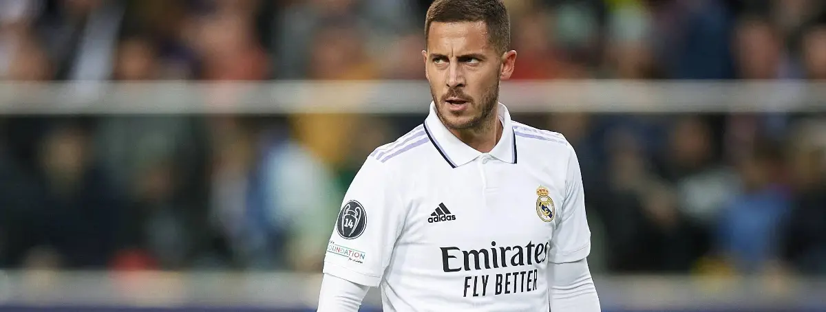 Y de pronto reaparece Eden Hazard: la reacción del Bernabéu y Vinicius es impredecible