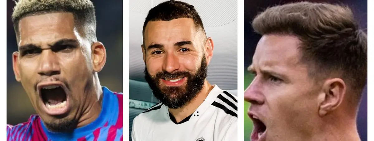 Araújo, Benzema, Ter Stegen y otros 2 cracks ponen picante al Clásico más importante de la temporada