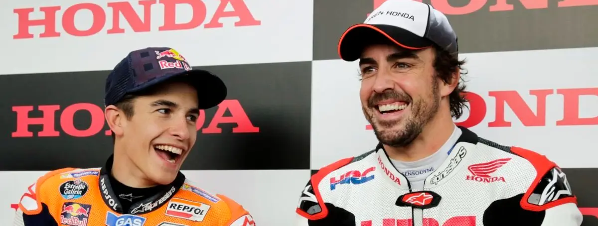 Moto GP y F1 ilusionan con una dupla soñada: Marc Márquez y Fernando Alonso competirán juntos