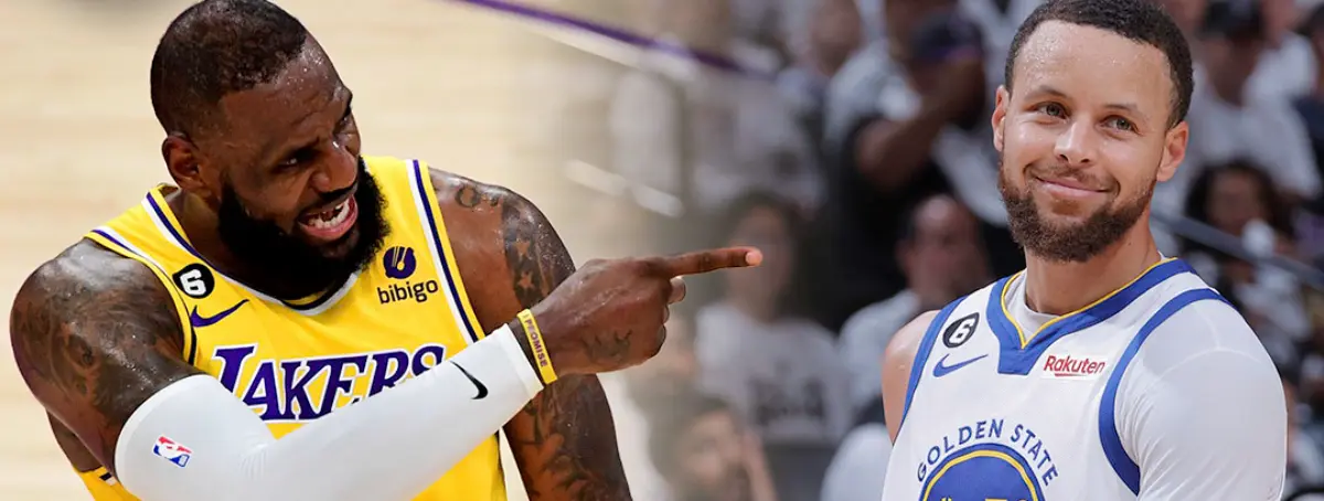LeBron James juega su arma oculta contra Stephen Curry y terrible lesión en los Suns de Durant
