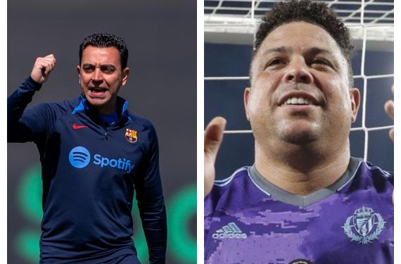 Xavi puede confirmar en Valladolid a 4 cracks 23/24: un notición, con Ronaldo Nazário de testigo