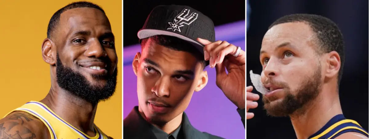 Fulgurante respuesta de LeBron y Stephen Curry a Wembanyama: doble fichaje, a Lakers y Warriors