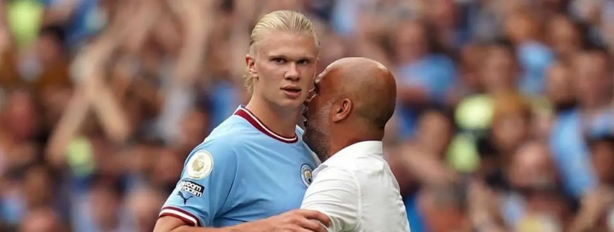 Erling Haaland eufórico con su nuevo socio: lo proyectan como Eden Hazard y Pep Guardiola lo ata