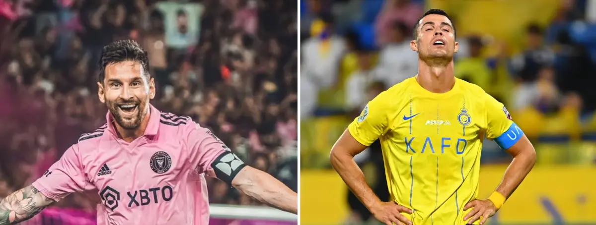 Cristiano Ronaldo sucumbe ante Leo Messi: frustración en Arabia Saudí el mayor acierto de Beckham