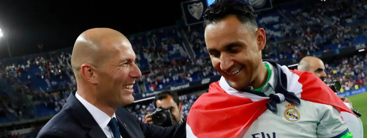 Florentino se venga de Zidane y Keylor Navas cinco años después: su viejo anhelo, bomba activada