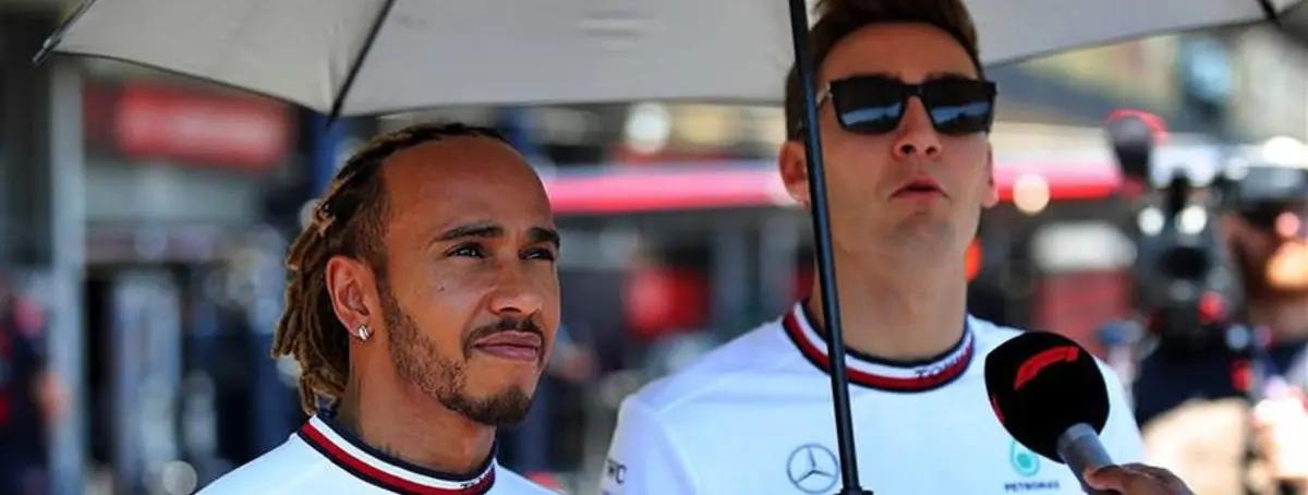 Russell boicotea el pacto entre Lewis Hamilton y Mercedes: después de su retirada, con Verstappen
