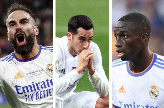 Carvajal, Lucas Vázquez y Ferland Mendy provocan una revolución jamás vista en el Santiago Bernabéu