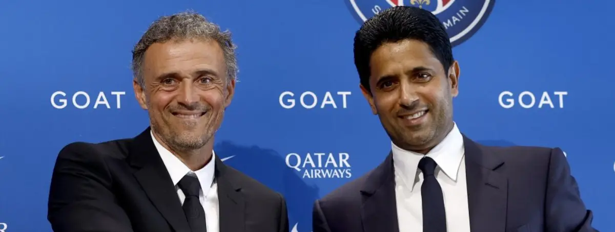 Al-Khelaifi le da a Luis Enrique su último gran deseo: delantera temible para la Champions League