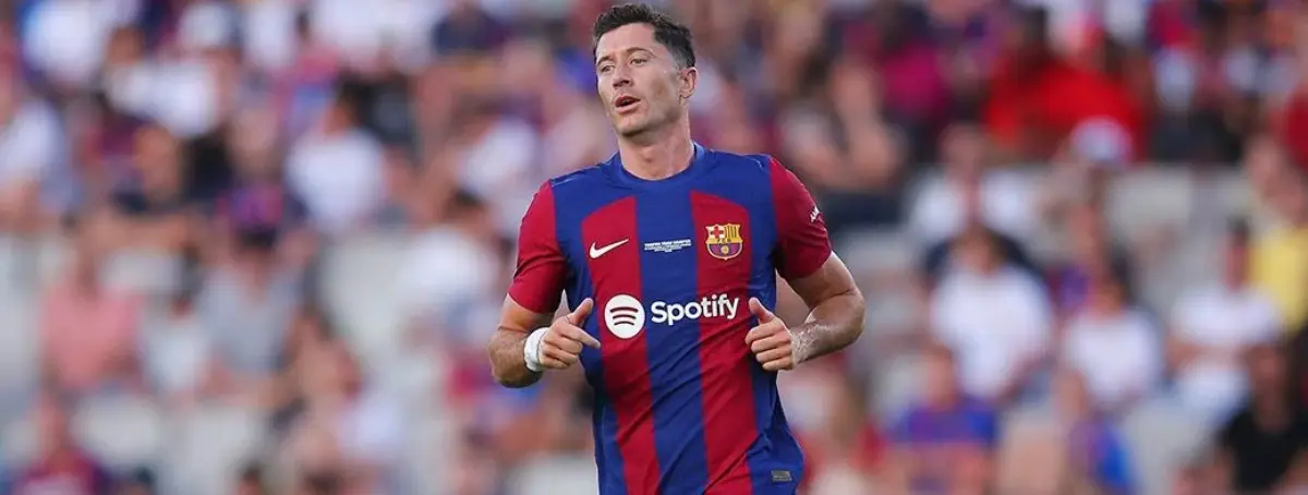 Lewandowski carga con mucha fuerza contra los árbitros españoles y La Liga: el Barça no se calla