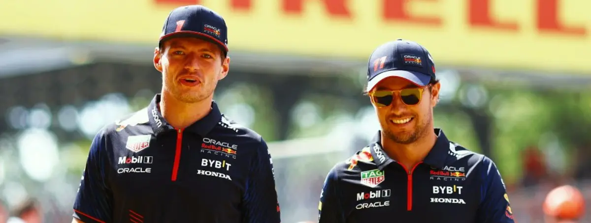 Verstappen sonríe por la paz de Red Bull: Checo Pérez se aleja del despido junto a la 33 de Alonso