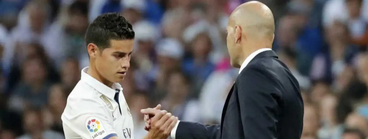 Cautivó a Zidane en Champions y el míster lo pidió para fulminar a James Rodríguez, alivio en Madrid