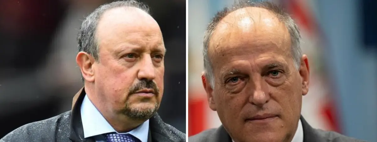 Rafa Benítez raja contra La Liga y deja muy mal a Javier Tebas: el pique aumenta y nadie se calla